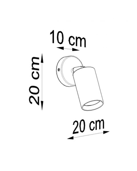 Sollux Lampa Kinkiet BERG naturalne drewno
