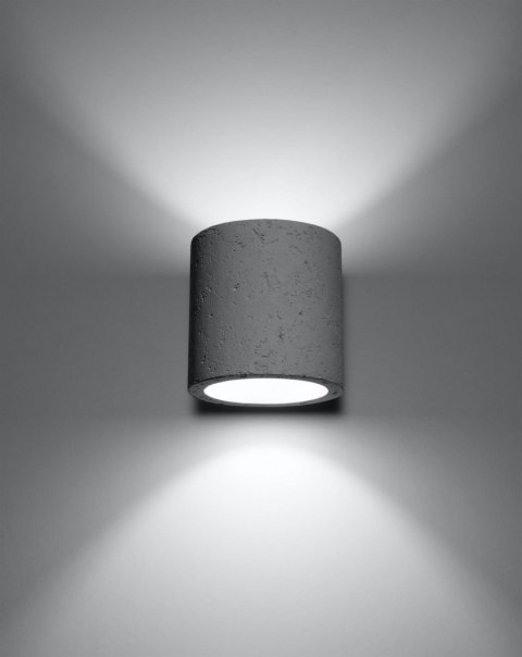 Sollux Lampa Kinkiet ORBIS beton