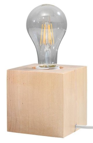 Sollux Lighting Lampa biurkowa ARIZ naturalne drewno