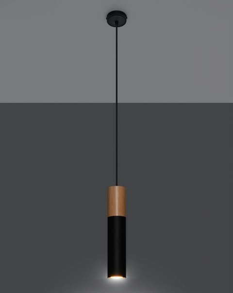 Sollux Lampa wisząca PABLO czarna