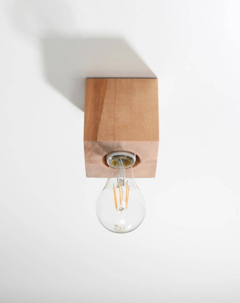 Sollux Lampa Plafon ARIZ naturalne drewno