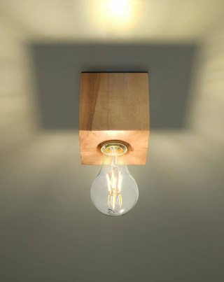 Sollux Lampa Plafon ARIZ naturalne drewno