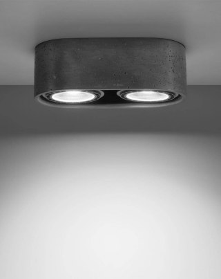 Sollux Lampa Plafon BASIC 2 beton