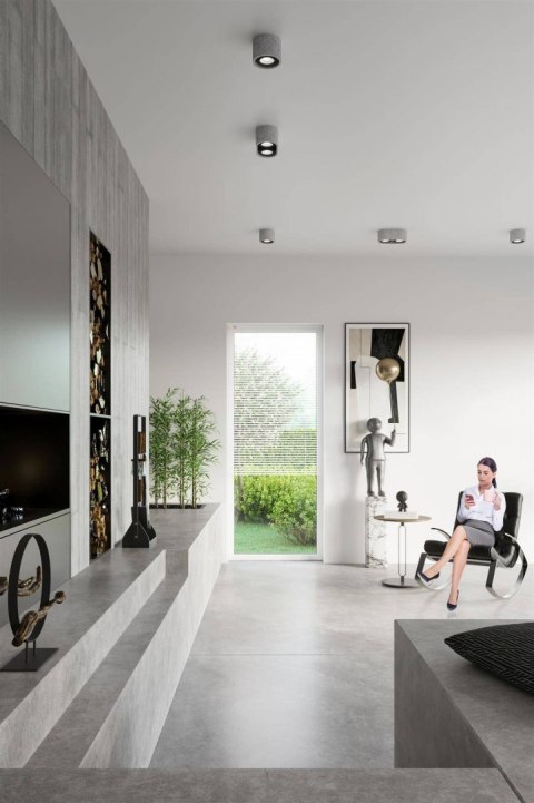 Sollux Lampa Plafon BASIC 2 beton