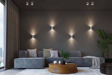 Sollux Lampa Plafon ORBIS beton