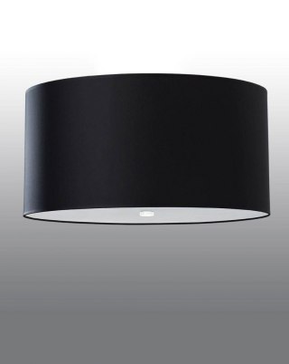 Sollux Lampa Plafon OTTO 50 czarny