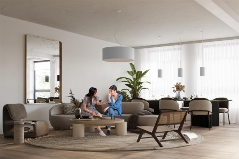 Sollux Lampa Plafon OTTO 60 biały