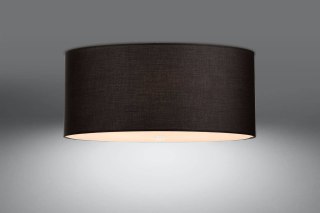 Sollux Lampa Plafon OTTO 70 czarny