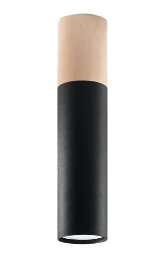 Sollux Lighting Plafon PABLO czarny