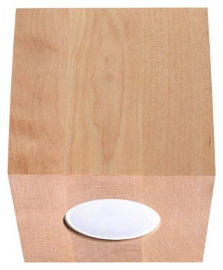 Sollux Lighting Plafon QUAD naturalne drewno
