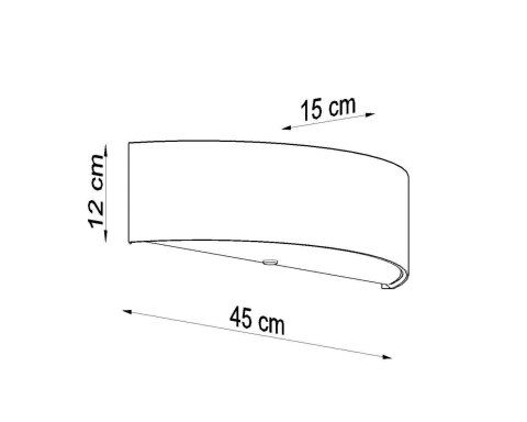 Sollux Lampa Kinkiet SKALA czarny