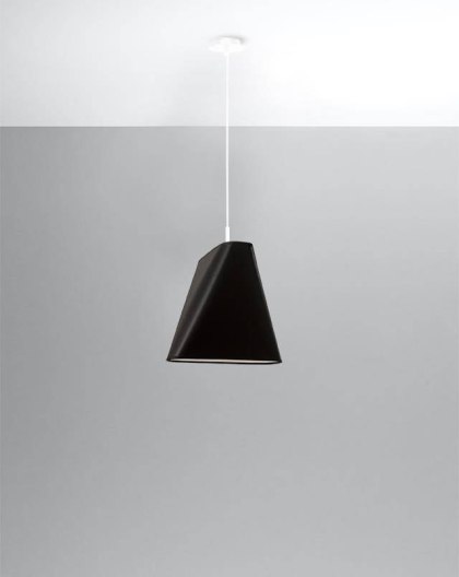 Sollux Lampa Żyrandol BLUM 1 czarny