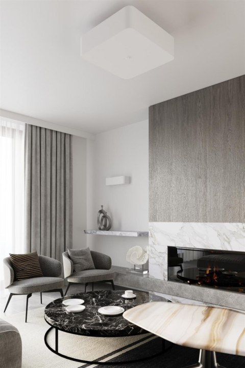 Sollux Lampa Żyrandol LOKKO 55 biały