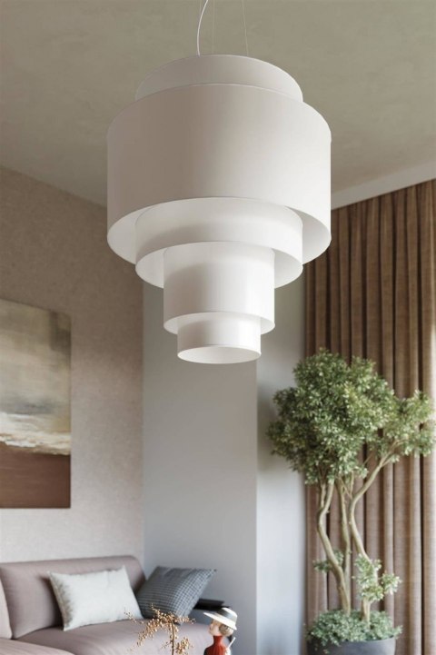 Sollux Lampa Żyrandol REFLEXION 50 biały