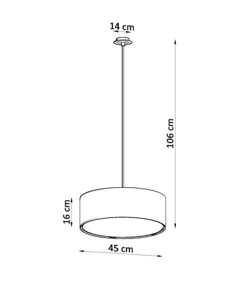 Sollux Lampa Żyrandol ROLLO 45