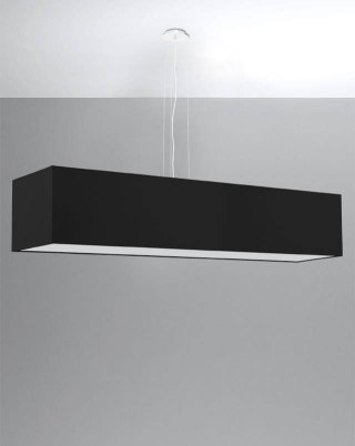 Sollux Lampa Żyrandol SANTA 120 czarny