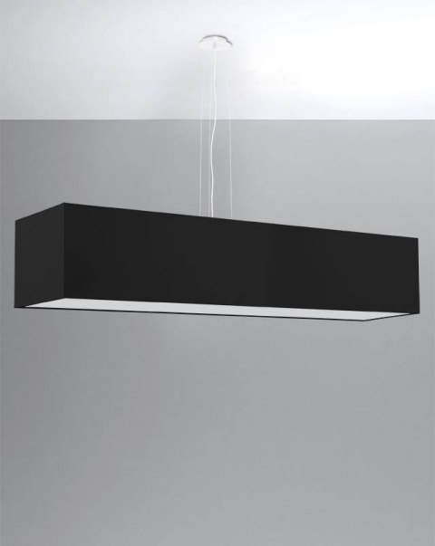 Sollux Lampa Żyrandol SANTA 120 czarny