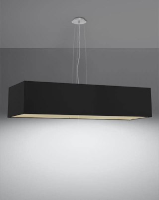 Sollux Lampa Żyrandol SANTA 120 czarny