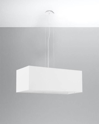 Sollux Lampa Żyrandol SANTA BIS 80 biały