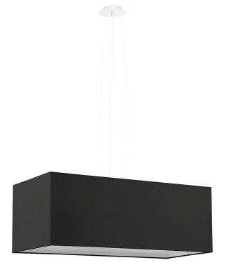 Sollux Lampa Żyrandol SANTA BIS 80 czarny