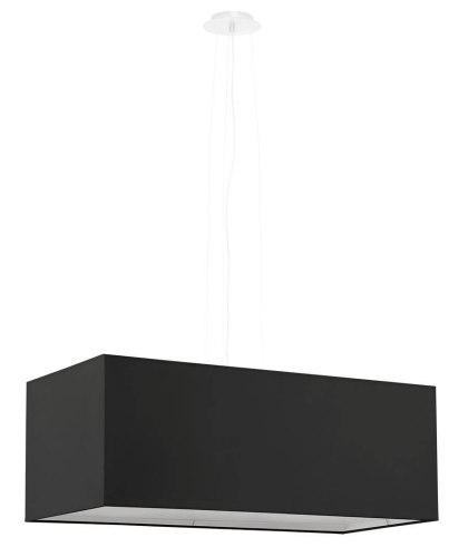 Sollux Lampa Żyrandol SANTA BIS 80 czarny