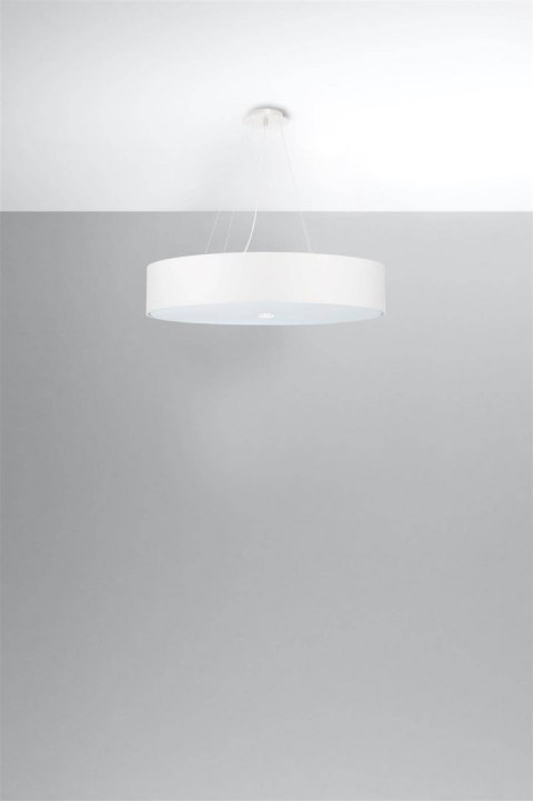 Sollux Lampa Żyrandol SKALA 60 biały