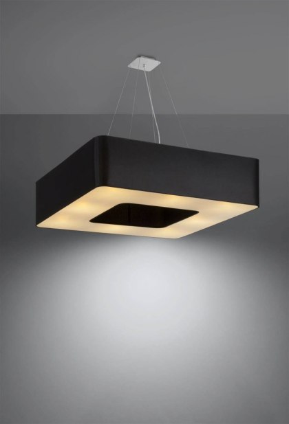 Sollux Lampa Żyrandol URANO 80 czarny