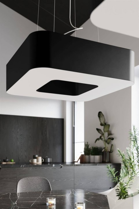 Sollux Lampa Żyrandol URANO 80 czarny