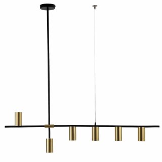Lampa wisząca Arizona czarno - złota 6xGU10 Light Prestige