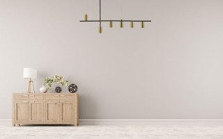 Lampa wisząca Arizona czarno - złota 6xGU10 Light Prestige