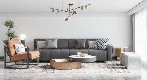 Lampa wisząca Arizona czarno - złota 9xGU10 Light Prestige