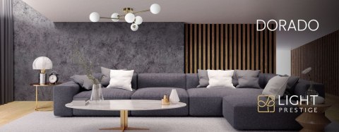 Lampa sufitowa Dorado 6 plafon złoty