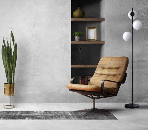 Light Prestige Lampa podłogowa Dorado czarna 3xE14
