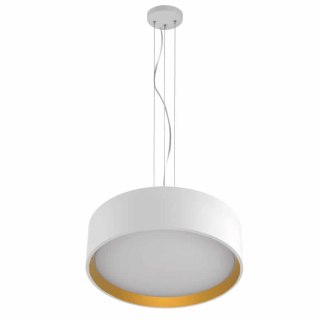 Lampa wisząca Hudson 1xLED biała/złota LP-043/1P WH/GD