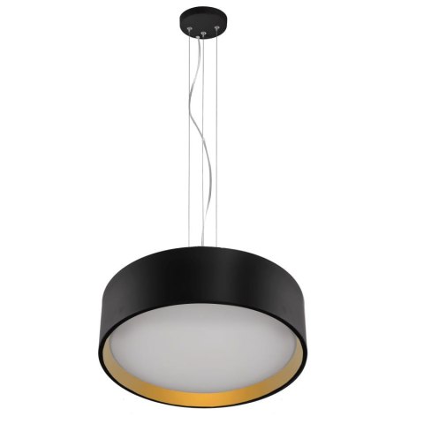 Lampa wisząca Hudson 1xLED czarna/złota LP-043/1P BK/GD