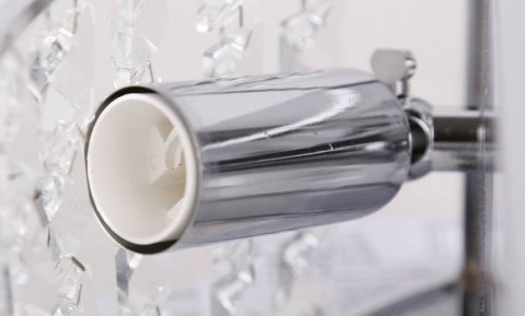 Kinkiet ścienny chromowy z kryształkami Lords Candellux 21-37909