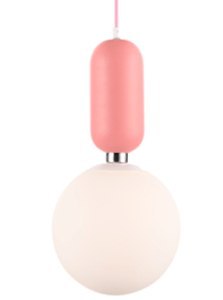 Lampa wisząca Rubi 3xE14 rożowa LP-044/3P Pink