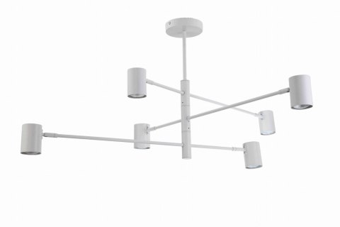 Lampa wisząca Snow 6 biała 6xGU10 Light Prestige