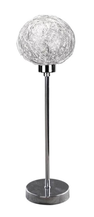 Lampka stołowa chrom kula oplocie Sphere 41-14061