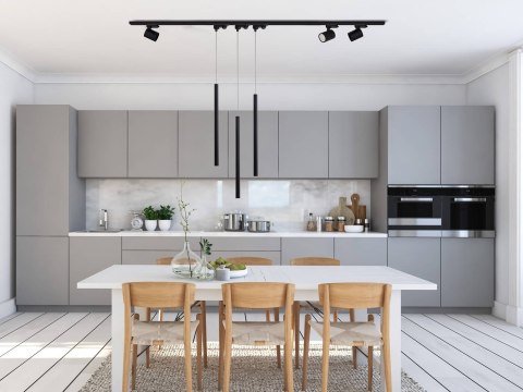 Lampa wisząca Lungo 1 do szynoprzewodu 3F 1xG9 czarna LP-894/1P BK 3F