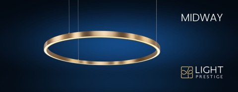 Lampa wisząca Midway złota LED 3000K Light Prestige