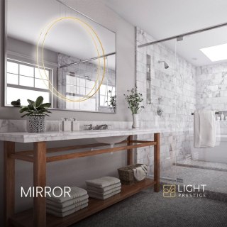 Lampa wisząca Mirror mała 1xLED złota LP-999/1P S GD