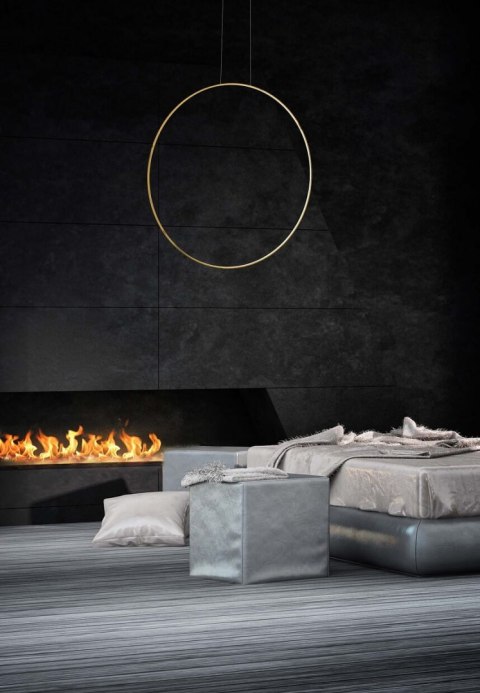 Lampa wisząca Mirror mała 1xLED złota LP-999/1P S GD