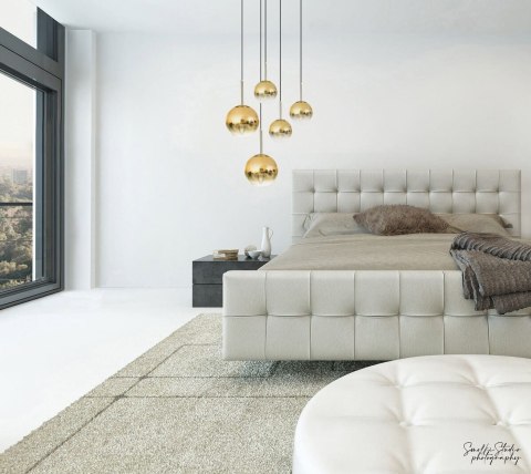 Light Prestige Lampa wisząca Palla złota 1xE14