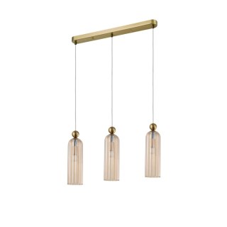 Lampa wisząca Piega 3 amber 3xE14 Light Prestige