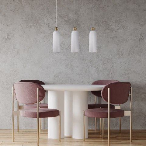 Lampa wisząca Piega 3 biała 3xE14 Light Prestige