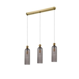 Lampa wisząca Piega 3 smoked 3xE14 Light Prestige