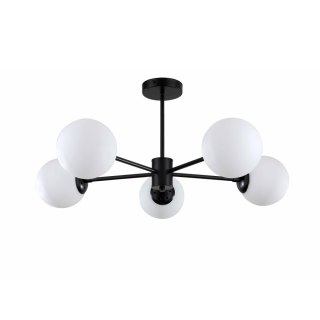 Lampa wisząca Roma 5 czarna 5xE14 Light Prestige
