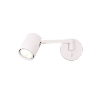 Kinkiet z wysięgnikiem Snow biały 1xGU10 Light Prestige