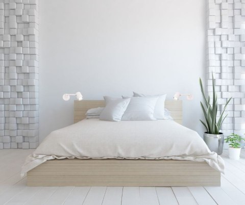 Kinkiet z wysięgnikiem Snow biały 1xGU10 Light Prestige